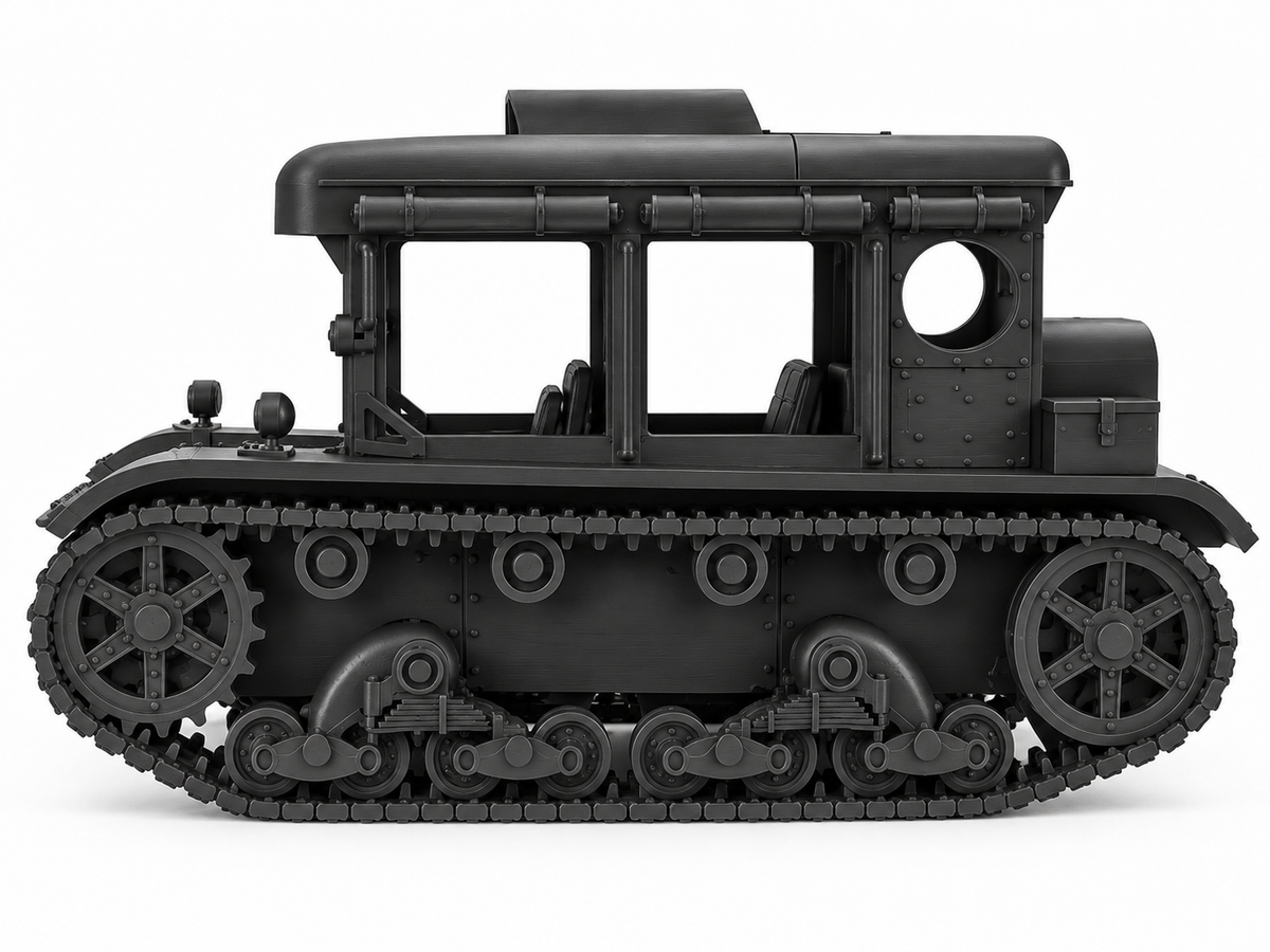 SSMODEL 1/72 1/144 C7P artillery tractor Poland Resin MODEL KIT TSS1463 — detail view 4