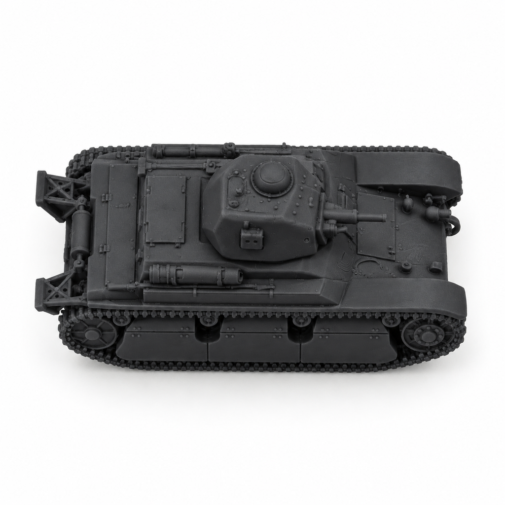 SSMODEL1/72 1/144 Multi-Scale R40 French Light Tank WWII Resin Model Kit TSS1293