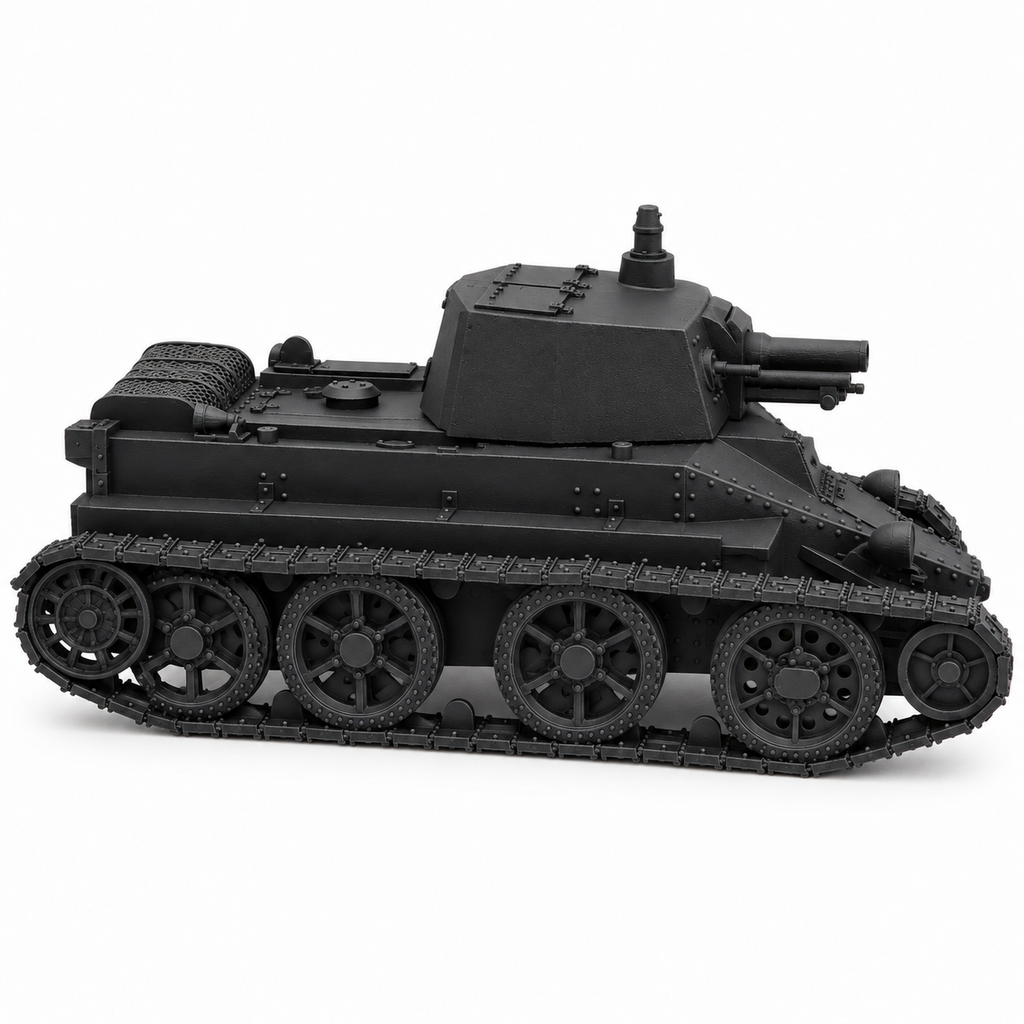 SSMODEL 1/72 1/144 Multi Scale D-38 Soviet experimental light tank Model TSS0159