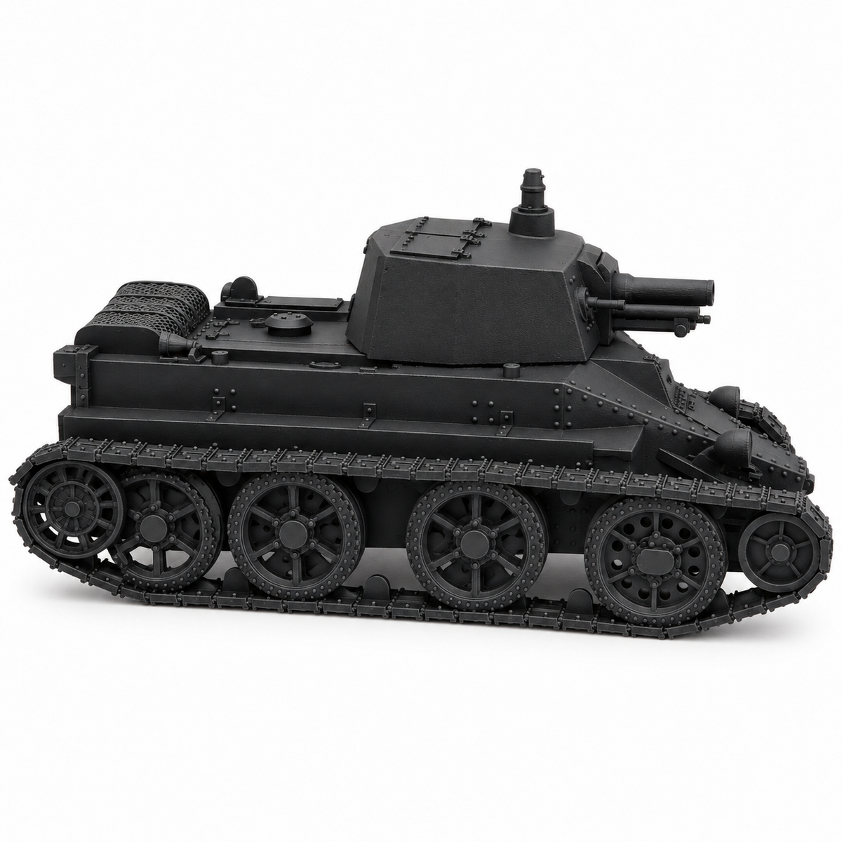 SSMODEL 1/72 1/144 Multi Scale D-38 Soviet experimental light tank Model TSS0159 — detail view 2
