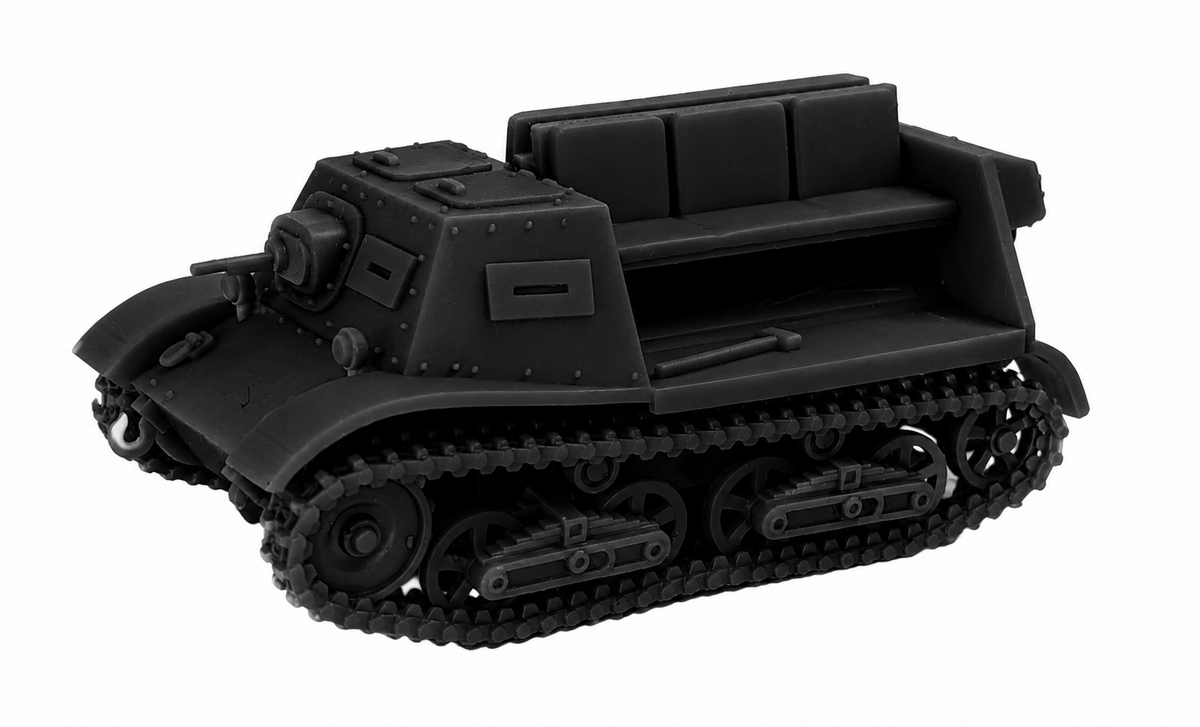 SSMODEL 1/72 1/144 T-20 Armored Tractor Komsomolets Tank Resin MODEL kit TSS1107 — detail view 18
