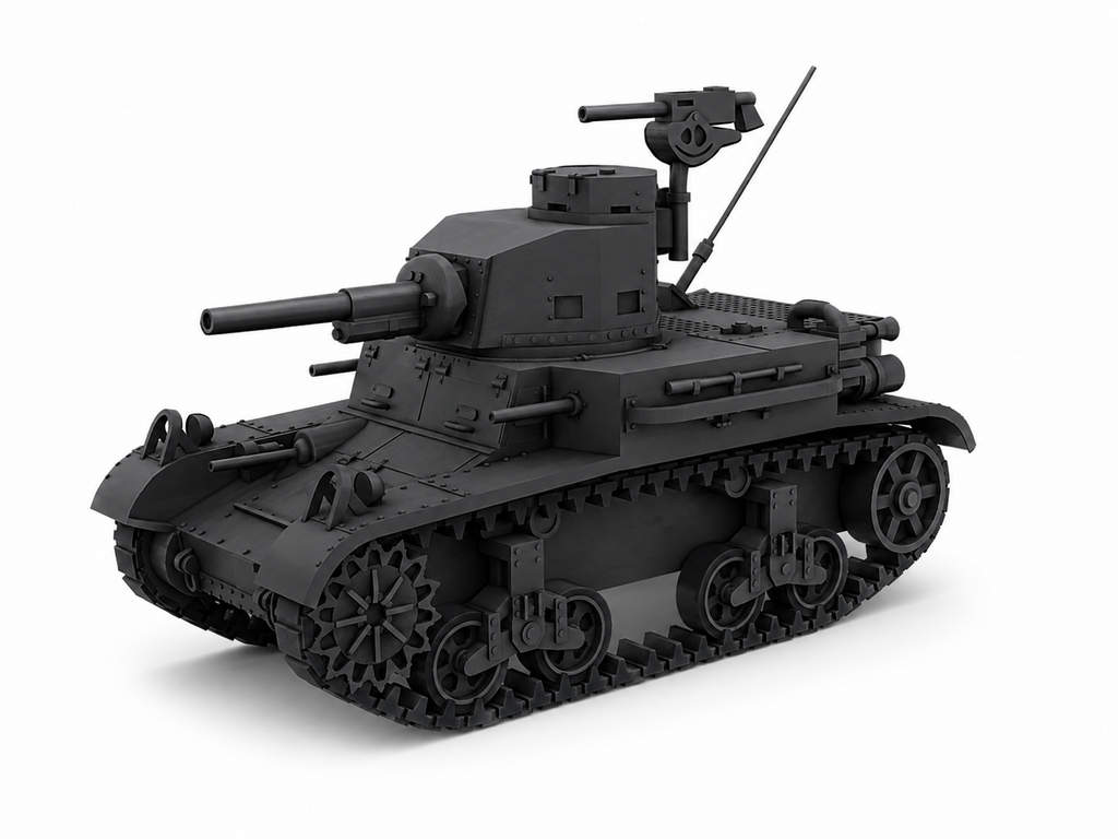 SSMODEL 1/72 1/144 Multi Scale Light Tank M2A4 US WW2 Tank MODEL kit TSS1301