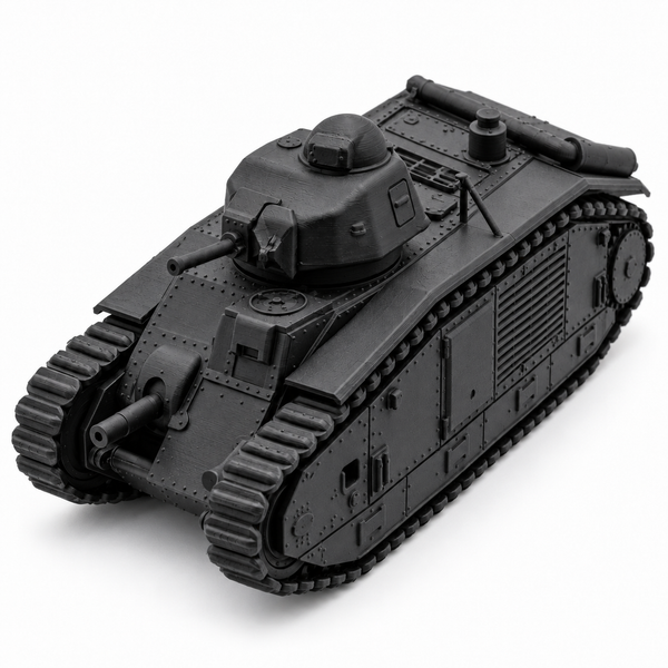 SSMODEL 1/72 1/144 WWII French Char B1 bis Heavy Tank Resin Model Kit TSS1248