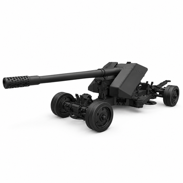 SSMODEL 1/72 1/144 Multi Scale 128mm anti-tank Pak 44 Resin MODEL KIT TSS1432