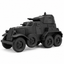 SSMODEL 1/72 1/144 Beutespahwagen BA10M mit 2c Kw 30 L55 Resin Model Kit TSS0768