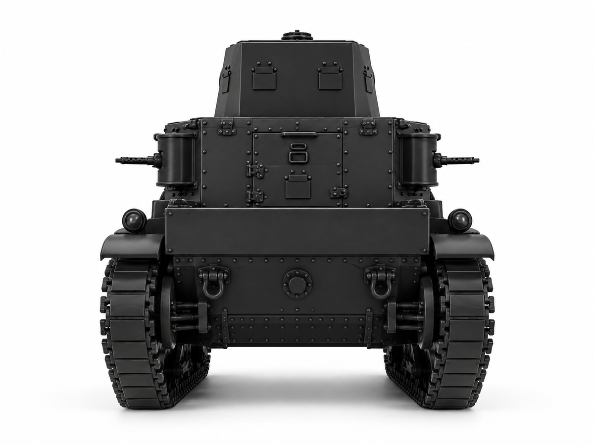SSMODEL 1/72 1/144 Multi Scale M2A1 Medium tank US WW2 Tank MODEL kit TSS1128 — detail view 4