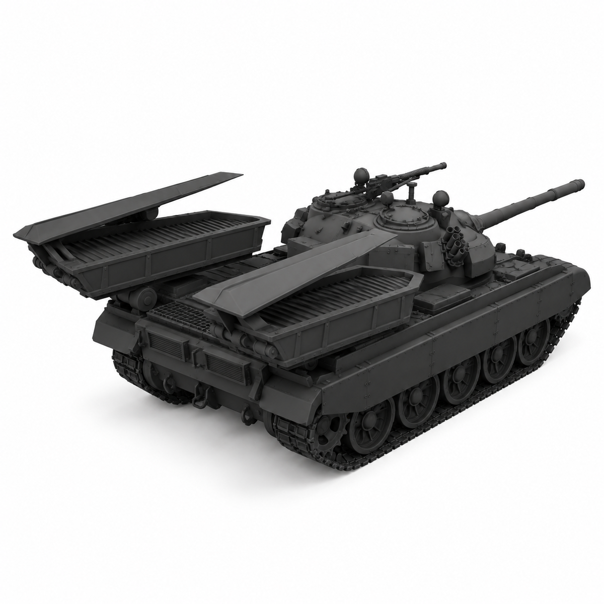 SSMODEL 1/72 1/144 Multi Scale T-55AM Merida PW-LWD Tank Resin MODEL kit TSS0378 — detail view 5