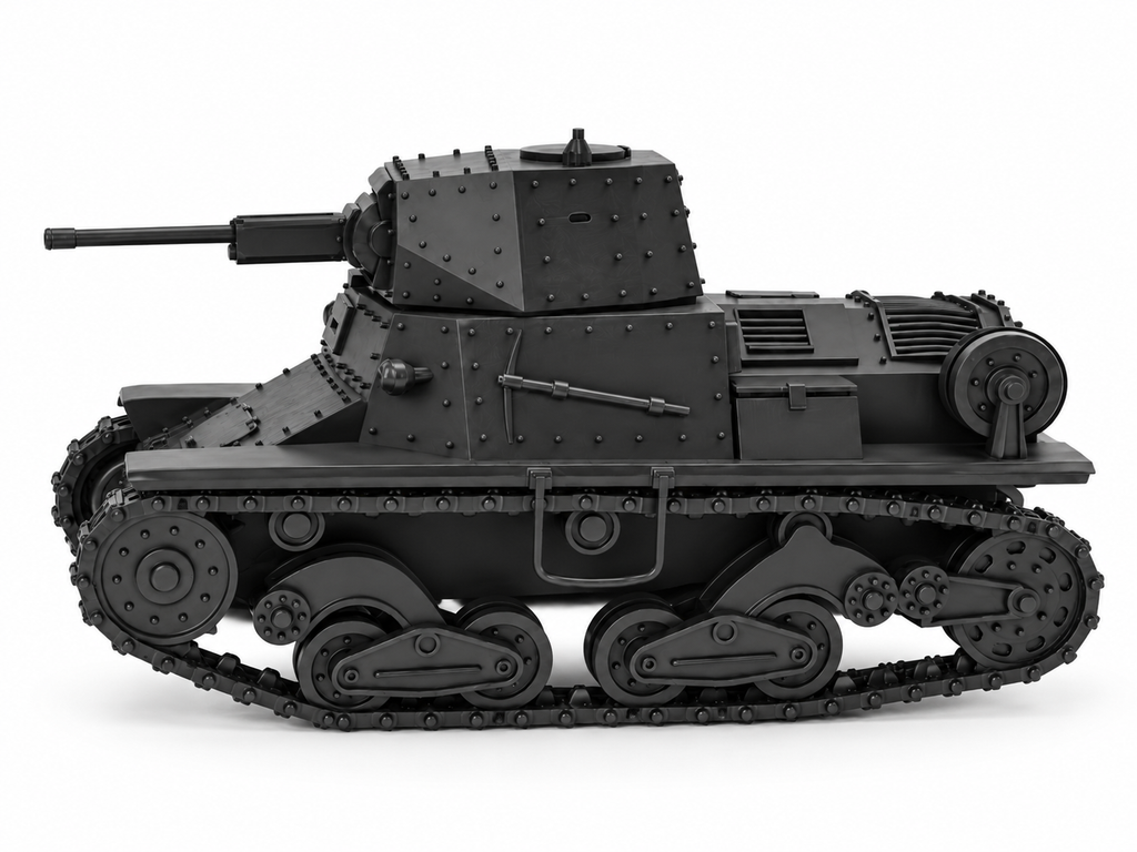 SSMODEL 1/72 1/144 Multi Scale Carro Armato L6/40 Lanciafiamme Model Kit TSS0780