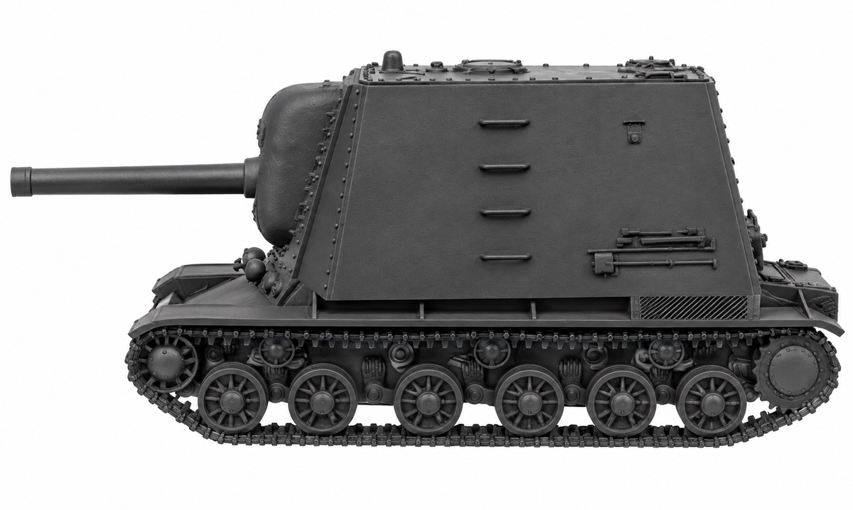 SSMODEL 1/72 1/144 Multi Scale U-19 Soviet experimental tank MODEL kit TSS0114 — detail view 4