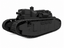SSMODEL 1/72 1/144 FCM Char 2C - Champagne Superheavy Tank kit MODEL TSS1364
