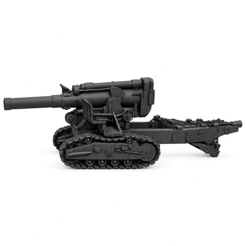 SSMODEL 1/72 1/144 Multi Scale B-4 203mm Heavy Howitzer Tank MODEL kit TSS0004