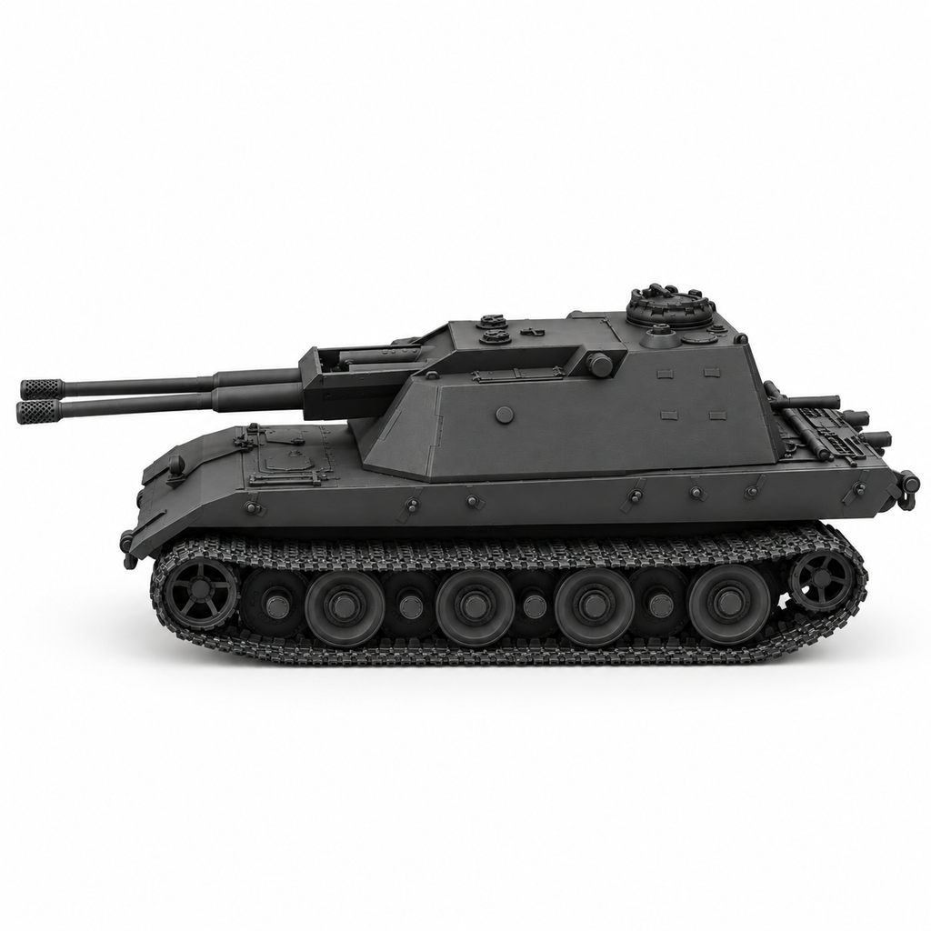 SSMODEL 1/72 1/144 Multi Scale Flakpanzer E-100 German heavy AAgun MODEL TSS0328