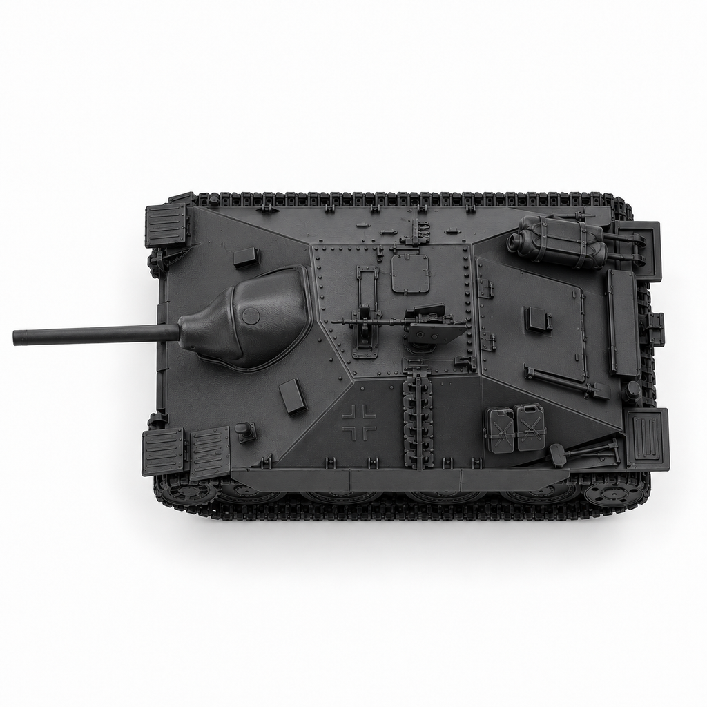 SSMODEL 1/72 1/144 WW2 German Hetzer Jagdpanzer 38t 75mm Resin Model Kit TSS1262