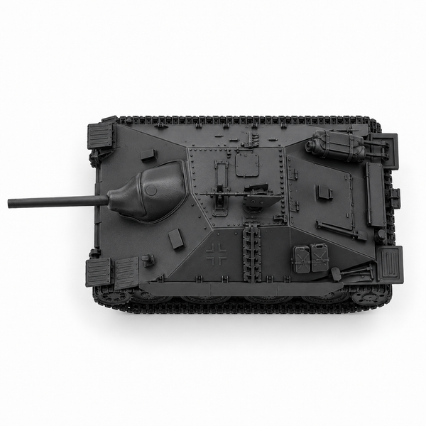 SSMODEL 1/72 1/144 WW2 German Hetzer Jagdpanzer 38t 75mm Resin Model Kit TSS1262