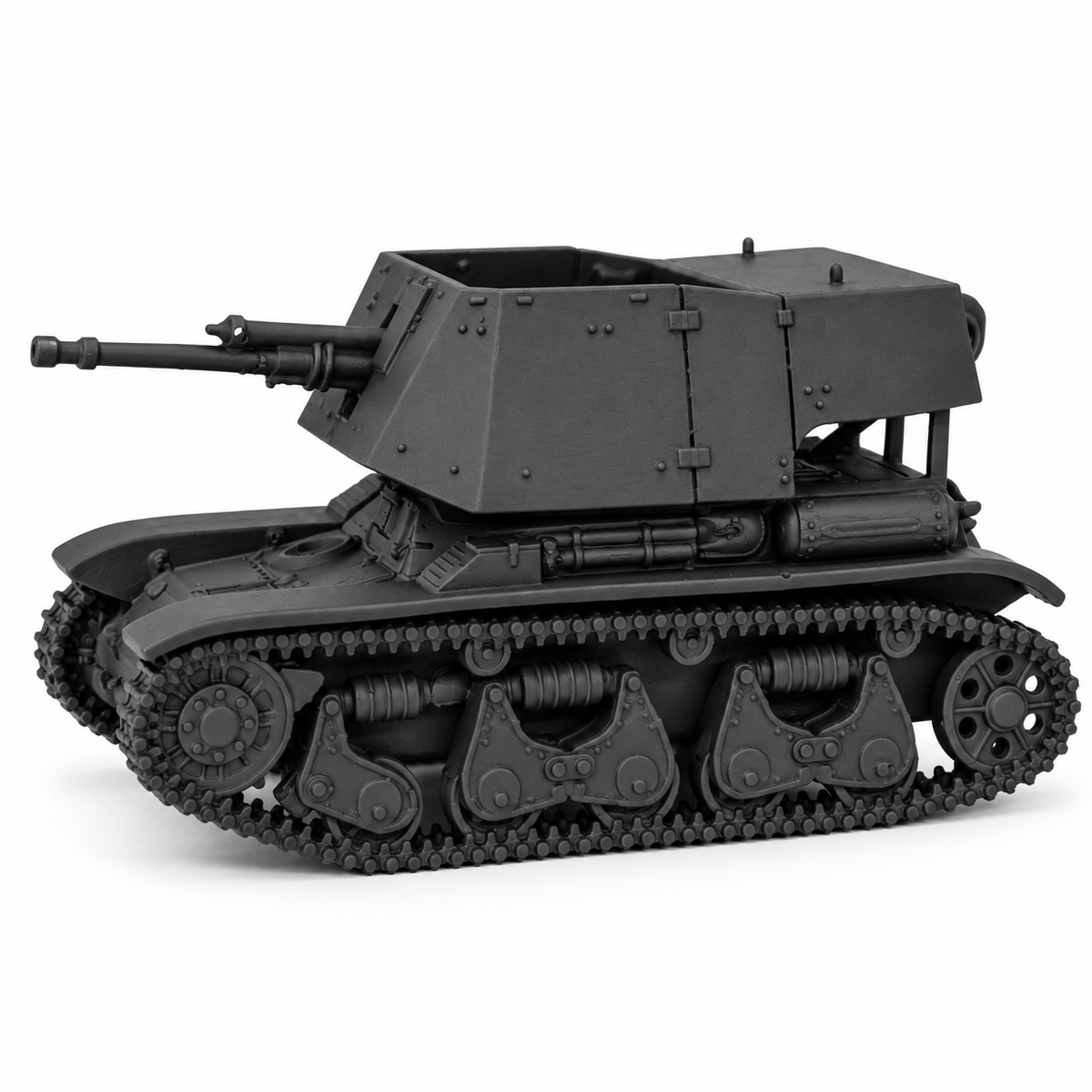 SSMODEL 1/72 1/144 Panzerjager 35R with 4.7cm Pak anti-tank Resin MODEL TSS1516 — detail view 7