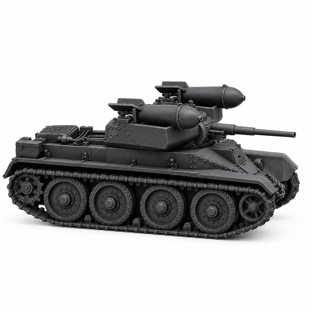 SSMODEL 1/72 1/144 Multi Scale RBT-5 Soviet light missile tank Model Kit TSS0151
