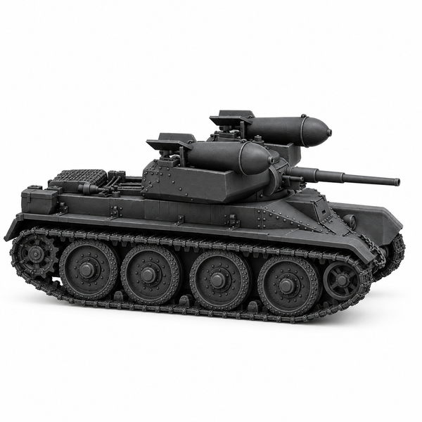SSMODEL 1/72 1/144 Multi Scale RBT-5 Soviet light missile tank Model Kit TSS0151