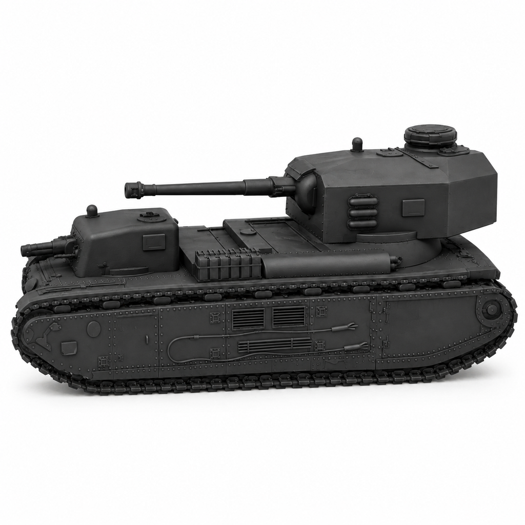 SSMODEL 1/72 1/144 Pz.Kpfw.F2 750f German fictional tank Resin MODEL KIT TSS0450