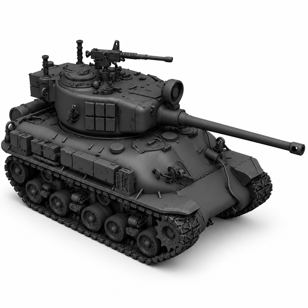 SSMODEL1/72 1/144 Multi Scale M51 Sherman Medium Tank Resin MODEL KIT TSS0240