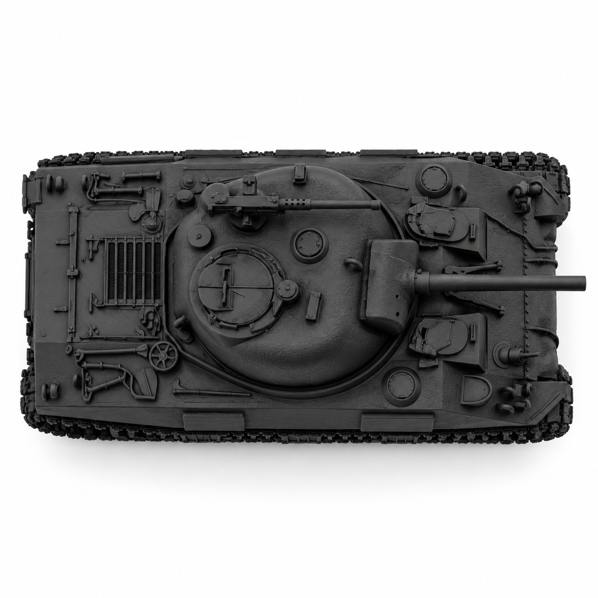 SSMODEL 1/72 1/144 Multi-Scale M4A2 Sherman  US medium Tank MODEL KIT TSS0211 — detail view 4
