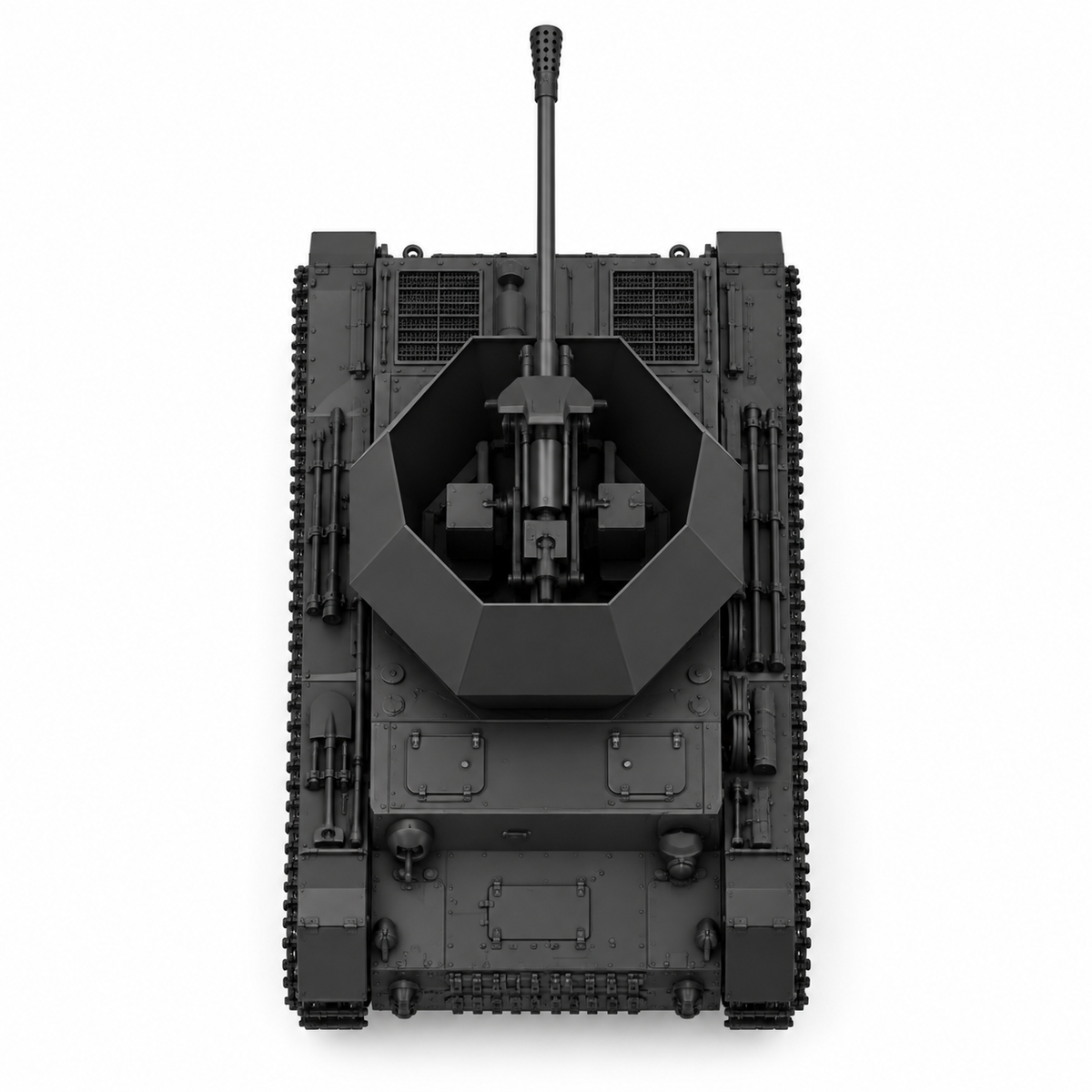 SSMODEL 1/72 1/144 Flakpanzer IV Ostwind 3.7cm Flak 43 Tank Resin MODEL TSS1486 — detail view 5