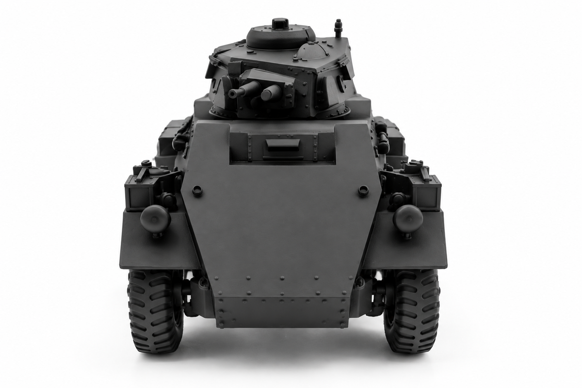 SSMODEL 1/72 1/144 Multi-Scale WWII British Armored Car Mk.II Model Kit TSS1256 — detail view 2
