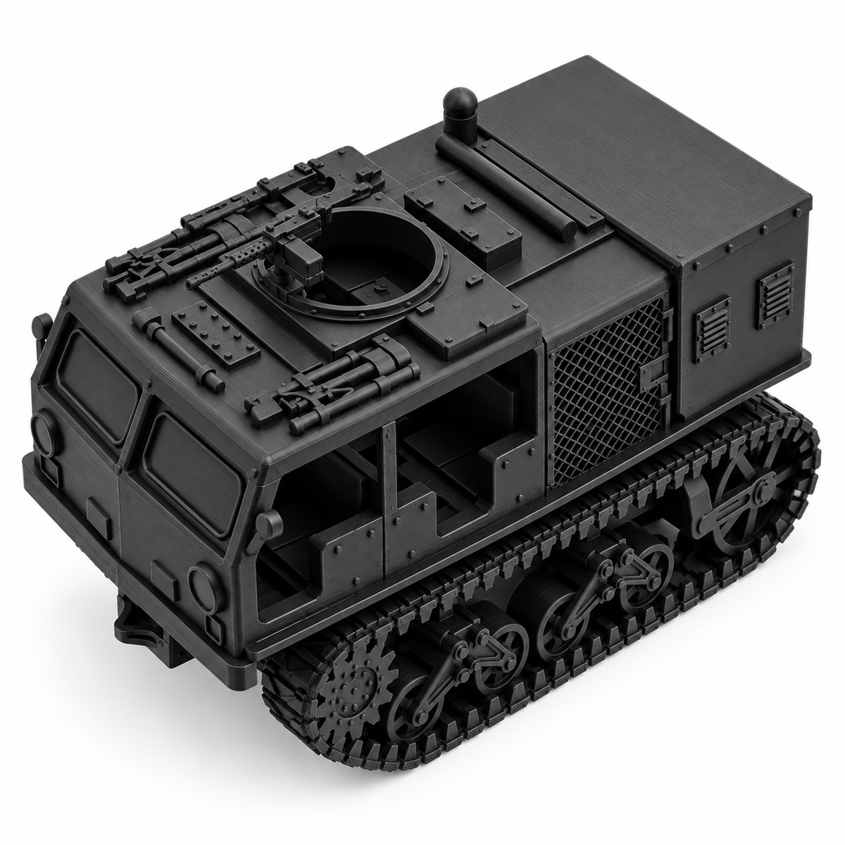 SSMODEL 1/72 1/144 WWII US M4 High Speed Tractor Artillery Resin Model TSS1081 — detail view 5