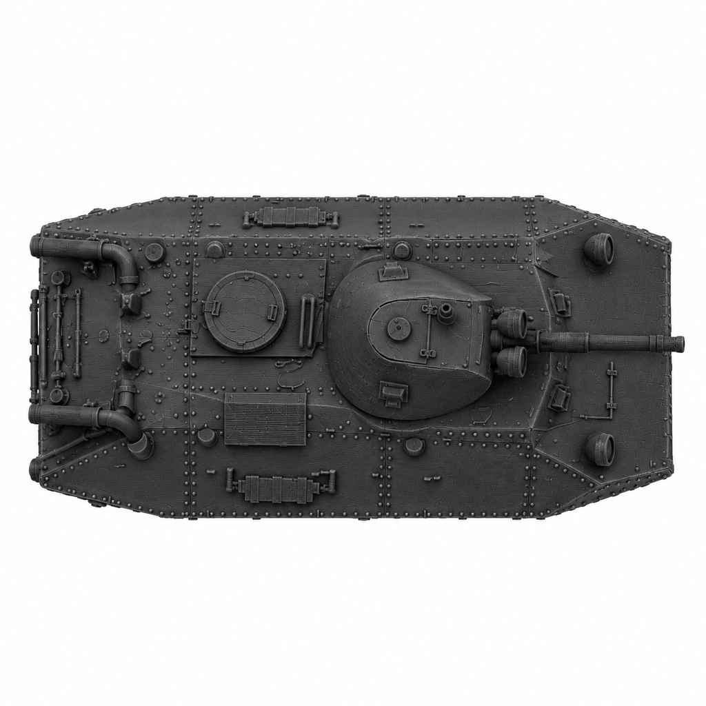 SSMODEL 1/72 1/144 Multi Scale BT-SV Soviet experimental light tank Kit TSS0093