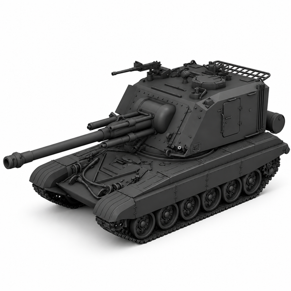 SSMODEL 1/72 1/144 Multi Scale T-72 GCT 155 French/Indian Tank MODEL kit TSS0353