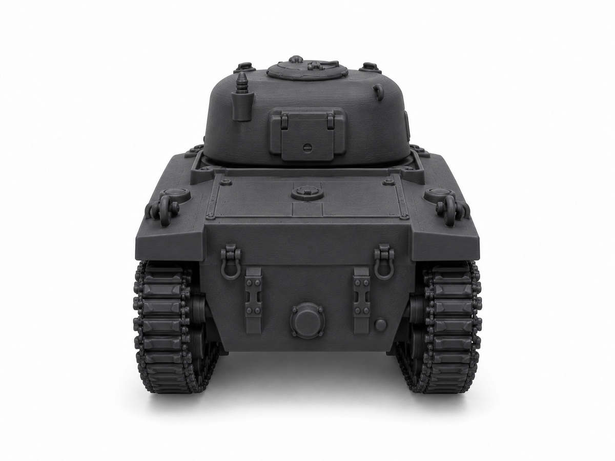 SSMODEL 1/72 1/144 Multi Scale M4A2 Sherman 75mm Medium Tank US MODEL TSS1313 — detail view 5
