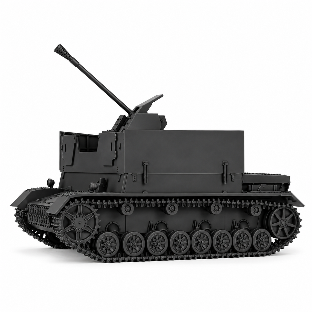 SSMODEL 1/72 1/144 Flakpanzer IV 3.7cm Flak43 Mobelwagen Resin Model Kit TSS1485