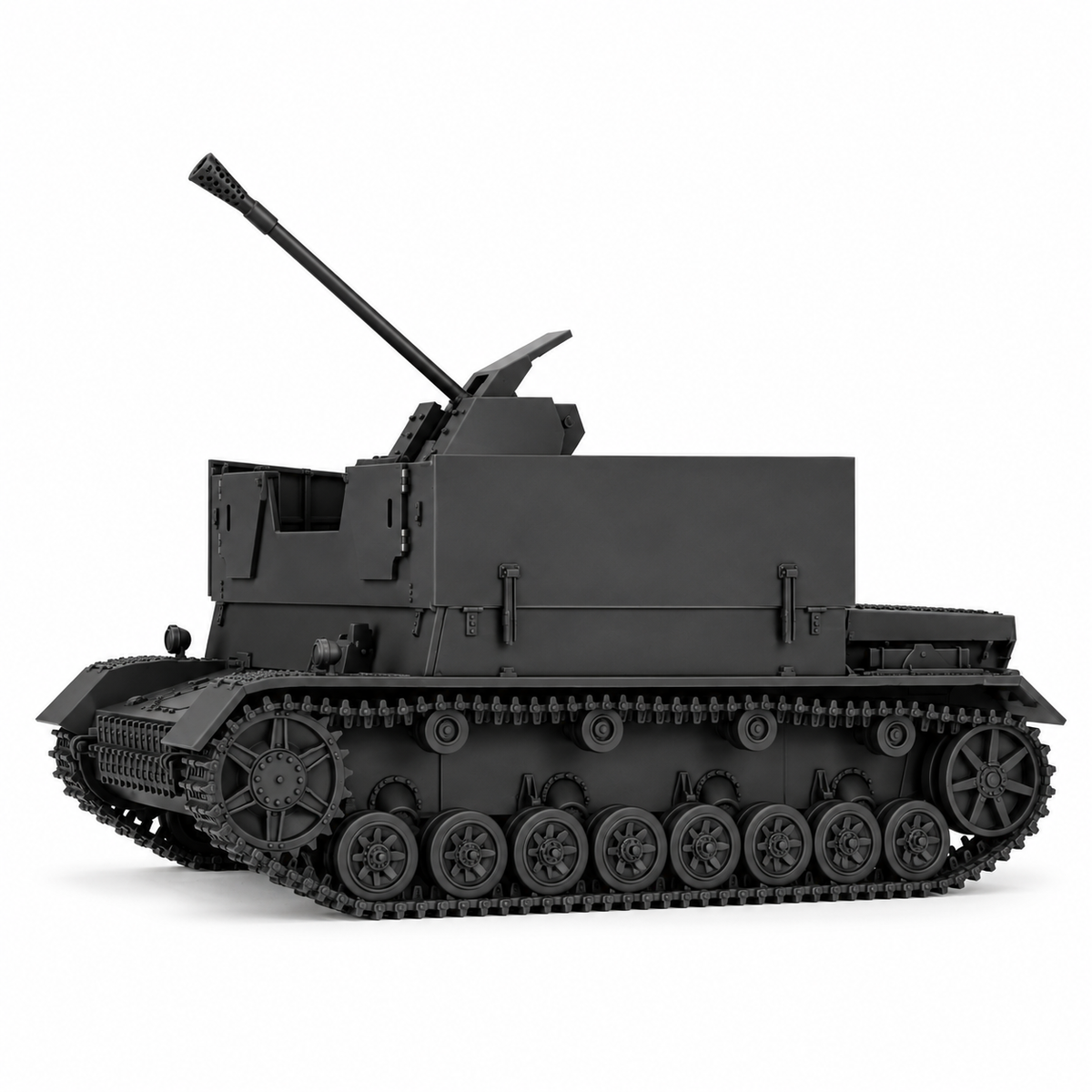 SSMODEL 1/72 1/144 Flakpanzer IV 3.7cm Flak43 Mobelwagen Resin Model Kit TSS1485 — detail view 4