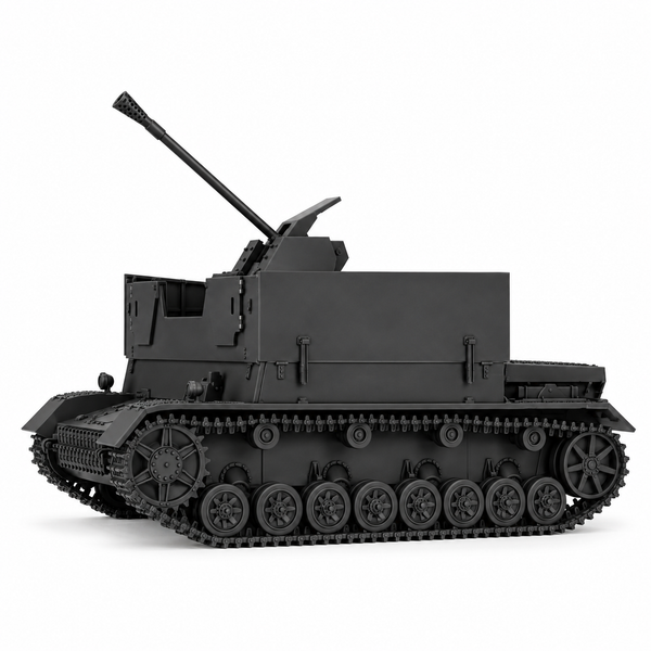 SSMODEL 1/72 1/144 Flakpanzer IV 3.7cm Flak43 Mobelwagen Resin Model Kit TSS1485