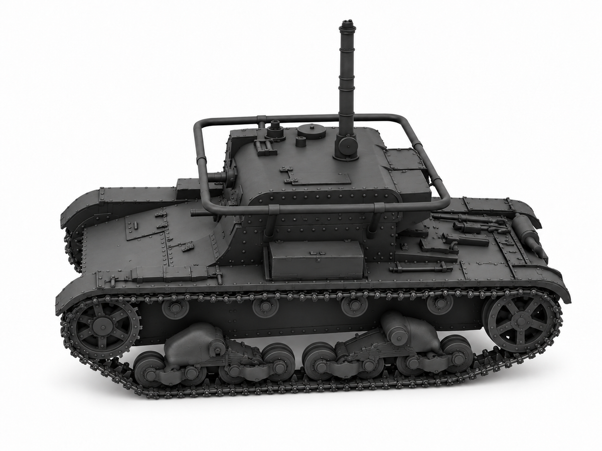 SSMODEL 1/72 1/144 Multi Scale UK tank Resin Model Kit TSS0072 — detail view 3
