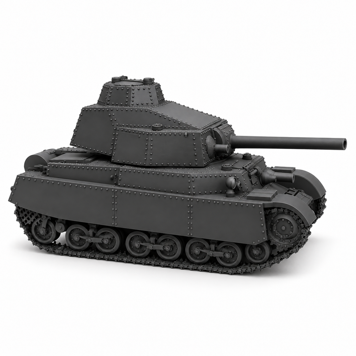 SSMODEL 1/72 1/144 Multi Scale 43M Turan III tank Resin Model Kit TSS0193 — detail view 3