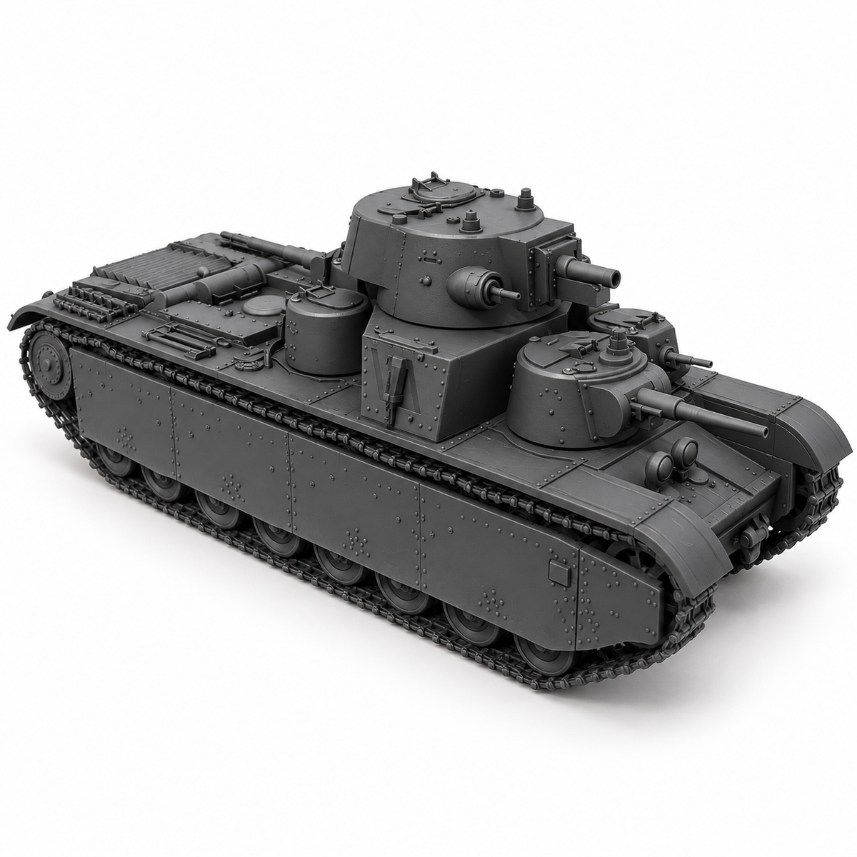 SSMODEL 1/72 1/144 Multi Scale  T-35 mod 1939 Resin MODEL kit TSS0558 — detail view 7