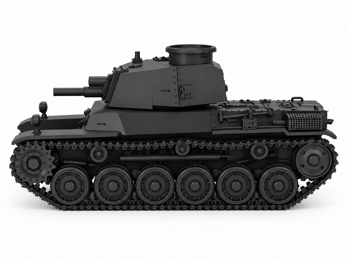SSMODEL 1/72 1/144 Multi Scale Type 2 Ho-I Medium Tank Resin MODEL kit TSS1391 — scale model kit