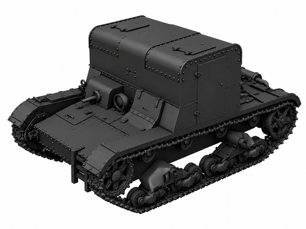 SSMODEL 1/72 1/144 Multi Scale TP-26 tank Resin Model Kit TSS0075