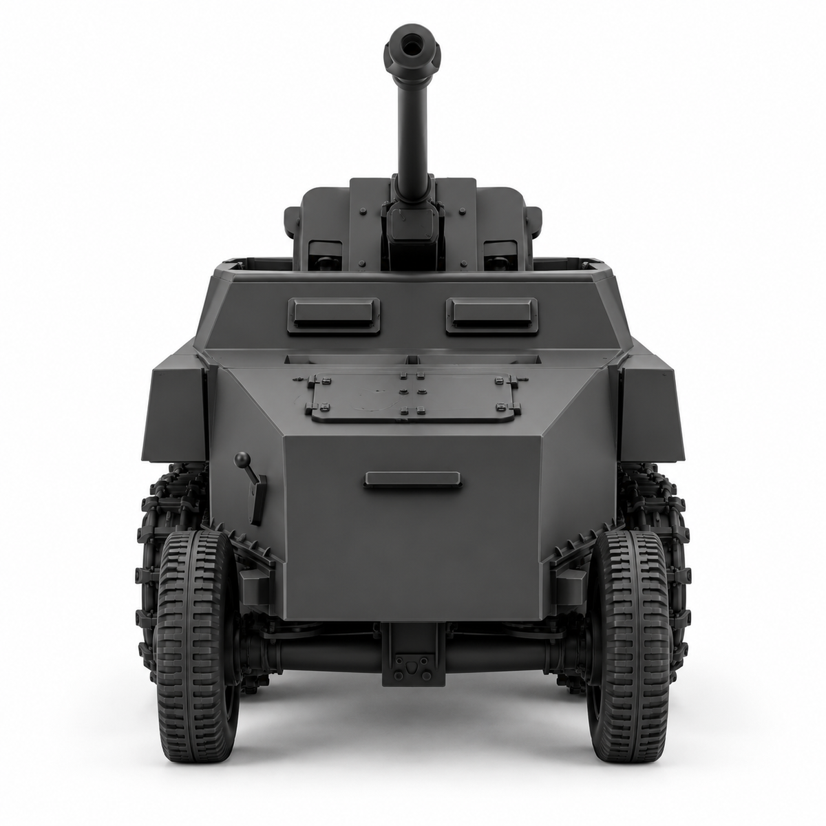 SSMODEL 1/72 1/144 Multi Scale Sd.Kfz.250 with 5cm PaK38 Resin Model Kit TSS0932 — detail view 2