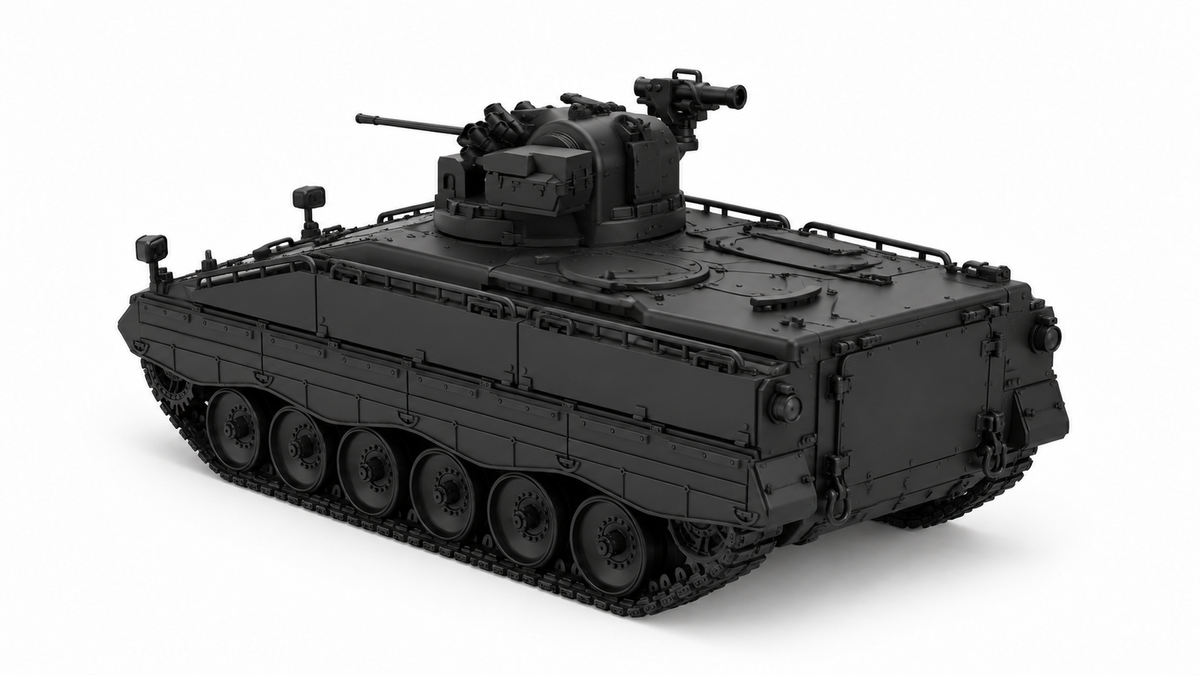 SSMODEL 1/72 1/144 Multi Scale Marder 1A3 Germany Cold war Tank MODEL TSS0674 — detail view 4