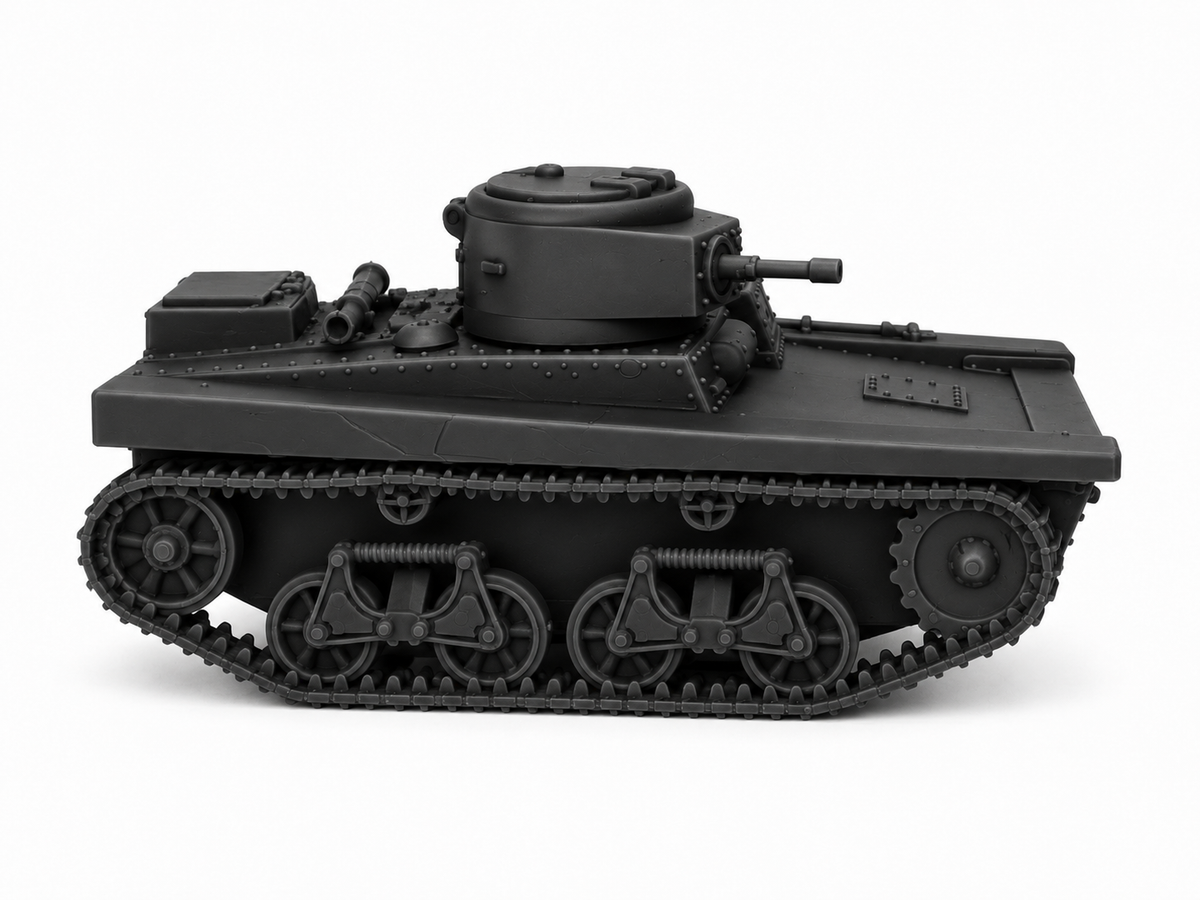 SSMODEL 1/72 1/144 Multi Scale FLight T-37A Amphibious USSR Tank MODEL TSS1367 — scale model kit