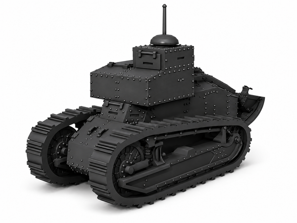 SSMODEL 1/72 1/144 Multi Scale Renault FT TSF France WW1 Tank MODEL kit TSS0624