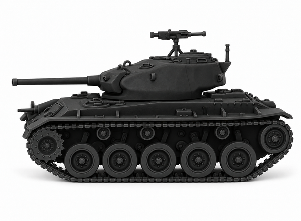 SSMODEL 1/72 1/144 Multi Scale Light Tank M24 Chaffee US WW2 Tank MODEL TSS1170