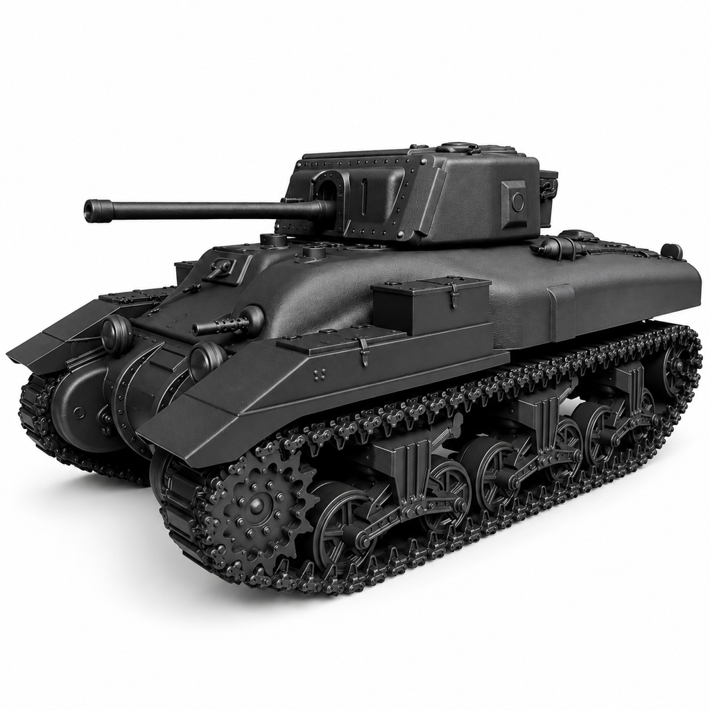 SSMODEL 1/72 1/144 Ram Mk.II late 6pounder Canada Tank Resin Model Kit TSS0918