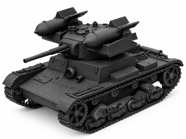 SSMODEL 1/72 1/144 Multi Scale RT-26 Soviet rocket tank Resin Model Kit TSS0062