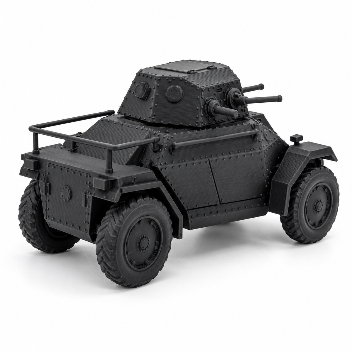 SMODEL 1/72 1/144 WWII Hungarian 39M Csaba Armoured Car Resin Model Kit TSS1217 — detail view 5