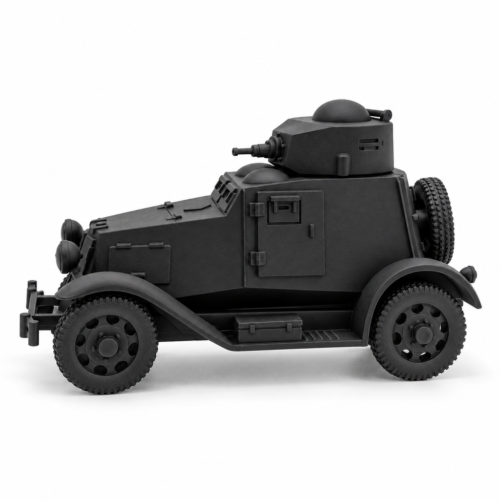 SSMODEL 1/72 1/144 Multi-Scale WWII Soviet FAI Armored Car Resin Model TSS1237