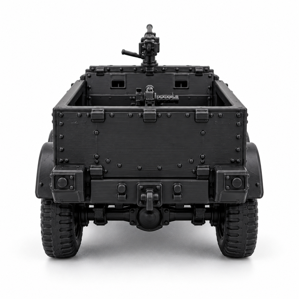 SSMODEL 1/72 1/144 Multi-Scale WWII US M3A1 Scout Car White Motor Model TSS1024