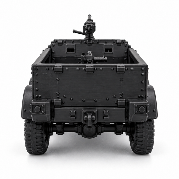 SSMODEL 1/72 1/144 Multi-Scale WWII US M3A1 Scout Car White Motor Model TSS1024
