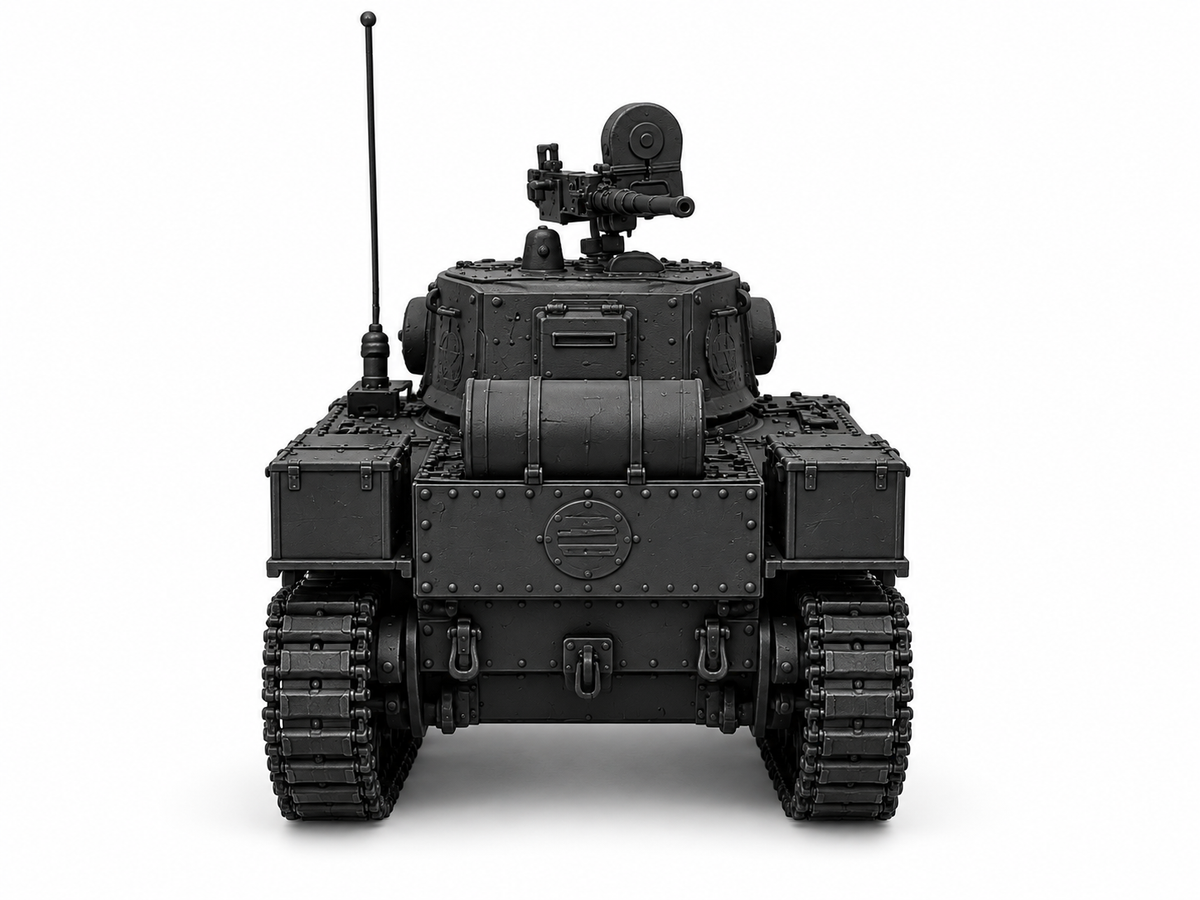 SSMODEL 1/72 1/144 M3A1 Stuart with hull-mounted flamethrower Tank MODEL TSS1132 — detail view 4